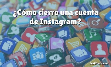 ¿Cómo cierro una cuenta de Instagram?