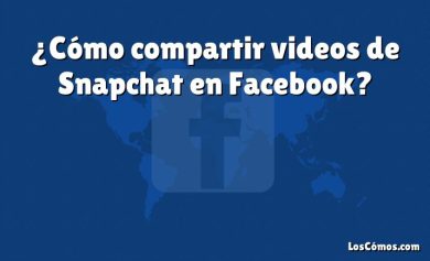 ¿Cómo compartir videos de Snapchat en Facebook?