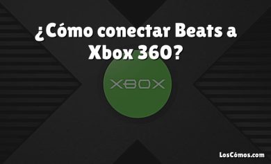 ¿Cómo conectar Beats a Xbox 360?