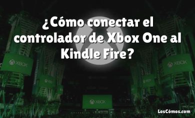 ¿Cómo conectar el controlador de Xbox One al Kindle Fire?
