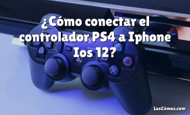 ¿Cómo conectar el controlador PS4 a Iphone Ios 12?