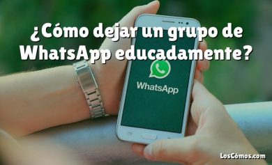 ¿Cómo dejar un grupo de WhatsApp educadamente?