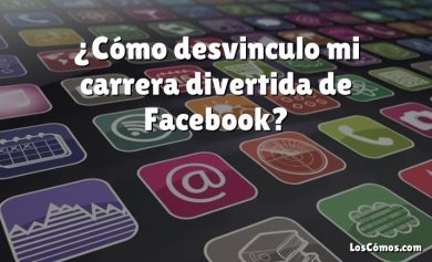 ¿Cómo desvinculo mi carrera divertida de Facebook?