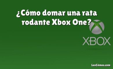¿Cómo domar una rata rodante Xbox One?
