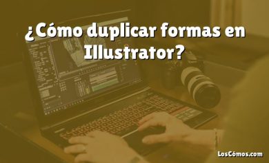 ¿Cómo duplicar formas en Illustrator?