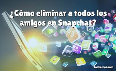 ¿Cómo eliminar a todos los amigos en Snapchat?