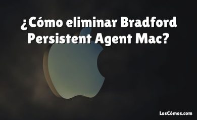 ¿Cómo eliminar Bradford Persistent Agent Mac?