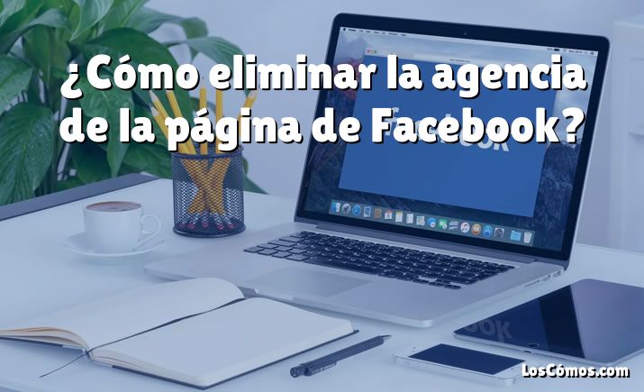 ¿Cómo eliminar la agencia de la página de Facebook?