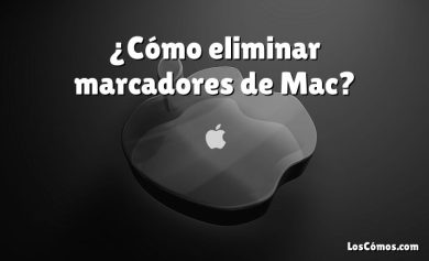 ¿Cómo eliminar marcadores de Mac?
