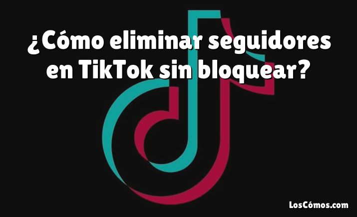 ¿Cómo eliminar seguidores en TikTok sin bloquear?
