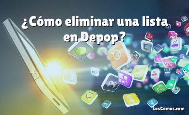 ¿Cómo eliminar una lista en Depop?