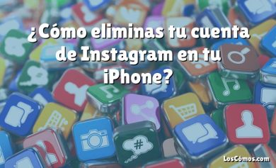 ¿Cómo eliminas tu cuenta de Instagram en tu iPhone?