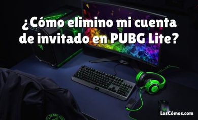 ¿Cómo elimino mi cuenta de invitado en PUBG Lite?