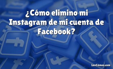 ¿Cómo elimino mi Instagram de mi cuenta de Facebook?