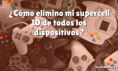 ¿Cómo elimino mi supercell ID de todos los dispositivos?