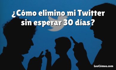 ¿Cómo elimino mi Twitter sin esperar 30 días?