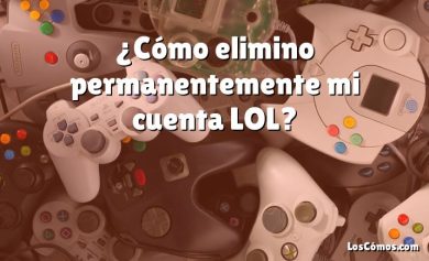 ¿Cómo elimino permanentemente mi cuenta LOL?