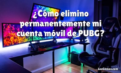 ¿Cómo elimino permanentemente mi cuenta móvil de PUBG?