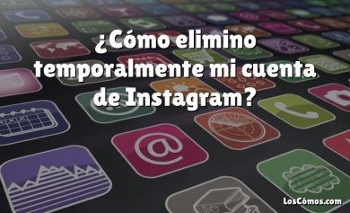 ¿Cómo elimino temporalmente mi cuenta de Instagram?