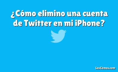 ¿Cómo elimino una cuenta de Twitter en mi iPhone?