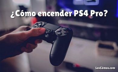 ¿Cómo encender PS4 Pro?