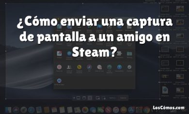 ¿Cómo enviar una captura de pantalla a un amigo en Steam?