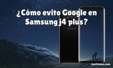 ¿Cómo evito Google en Samsung j4 plus?
