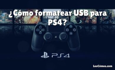 ¿Cómo formatear USB para PS4?