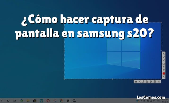 ¿Cómo hacer captura de pantalla en samsung s20?