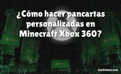 ¿Cómo hacer pancartas personalizadas en Minecraft Xbox 360?