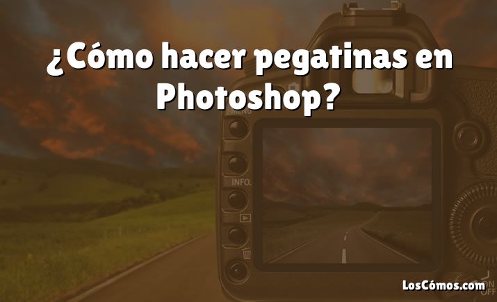 ¿Cómo hacer pegatinas en Photoshop?