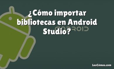 ¿Cómo importar bibliotecas en Android Studio?