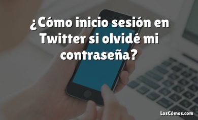 ¿Cómo inicio sesión en Twitter si olvidé mi contraseña?