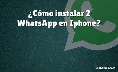 ¿Cómo instalar 2 WhatsApp en Iphone?