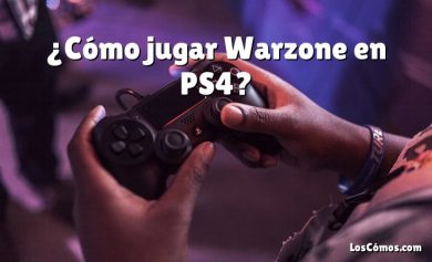 ¿Cómo jugar Warzone en PS4?
