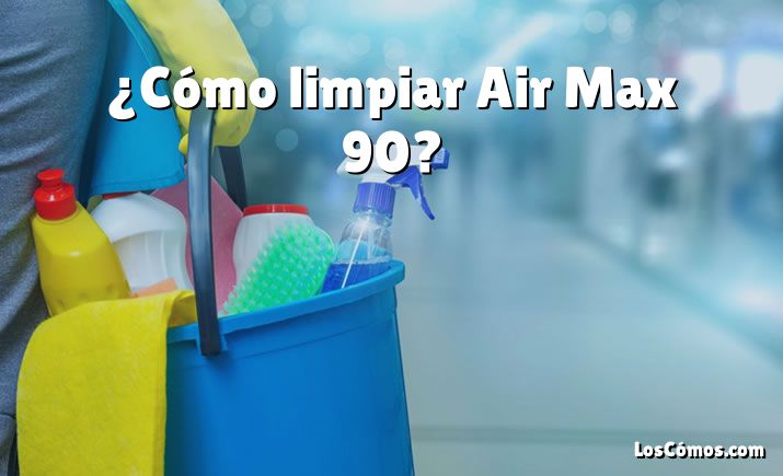 ¿Cómo limpiar Air Max 90?