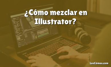 ¿Cómo mezclar en Illustrator?