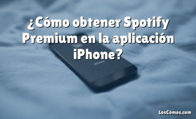 ¿Cómo obtener Spotify Premium en la aplicación iPhone?