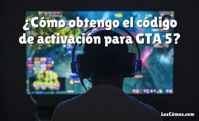 ¿Cómo obtengo el código de activación para GTA 5?