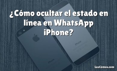 ¿Cómo ocultar el estado en línea en WhatsApp iPhone?