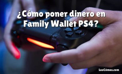 ¿Cómo poner dinero en Family Wallet PS4?