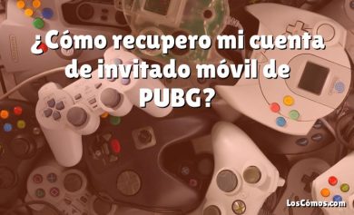 ¿Cómo recupero mi cuenta de invitado móvil de PUBG?