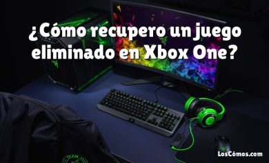 ¿Cómo recupero un juego eliminado en Xbox One?