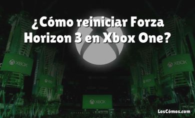 ¿Cómo reiniciar Forza Horizon 3 en Xbox One?