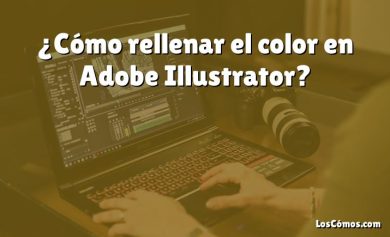 ¿Cómo rellenar el color en Adobe Illustrator?