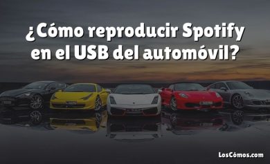 ¿Cómo reproducir Spotify en el USB del automóvil?