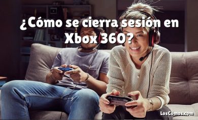 ¿Cómo se cierra sesión en Xbox 360?