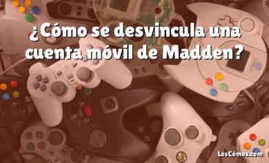 ¿Cómo se desvincula una cuenta móvil de Madden?