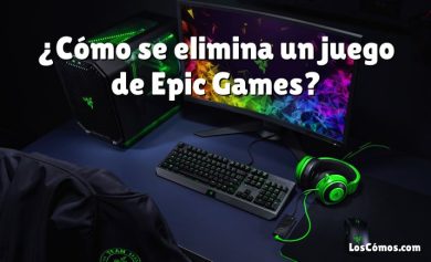 ¿Cómo se elimina un juego de Epic Games?