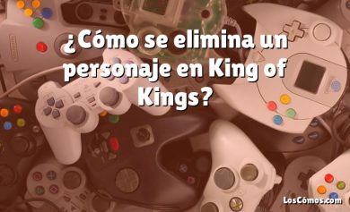 ¿Cómo se elimina un personaje en King of Kings?